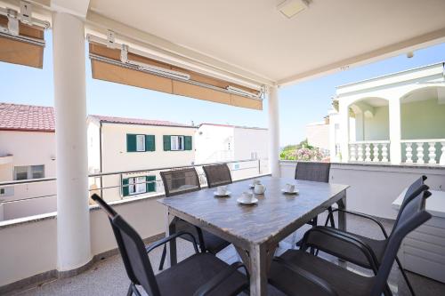 Balkón nebo terasa v ubytování Rooms Malic