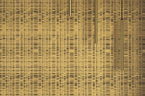 a close up of a wicker wall with two poles at Grand Supreme Jacuzzi Apartment by LIUKSAI in Klaipėda