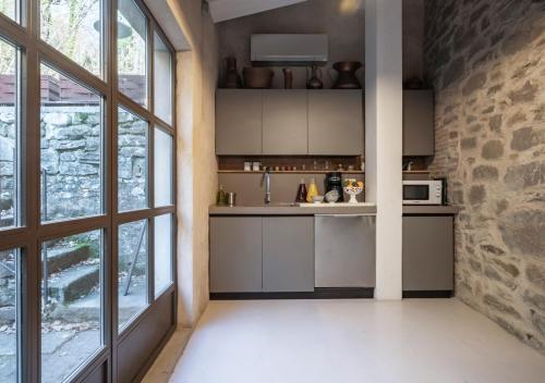 Η κουζίνα ή μικρή κουζίνα στο Mulino Morandi