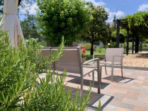 Κήπος έξω από το Villa Bella Piemonte