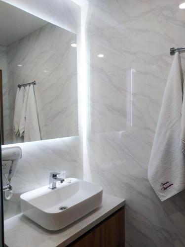 Koupelna v ubytování Hotel Ternopil