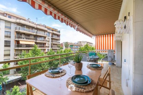 En balkong eller terrasse på Mediterranean Way - Salou Center