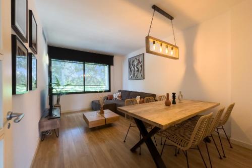 Χώρος καθιστικού στο The Lonely Chimney Apartments