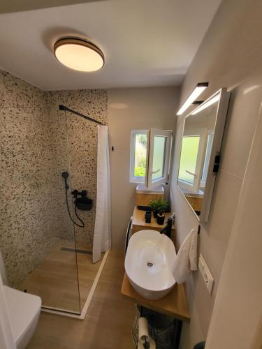 Koupelna v ubytování Kuca za odmor Anesa