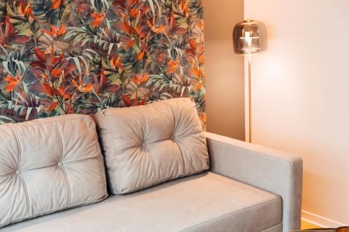 Posezení v ubytování Stay at Smilla - Boutique Apartments mit Küche - Parken - Klima - Netflix - Waschmaschine