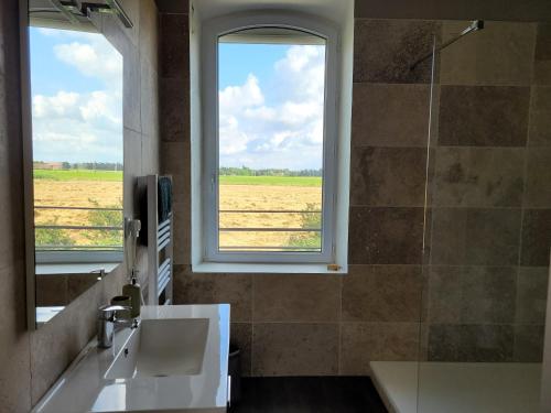 Koupelna v ubytování Mas Tareau la Goyaw