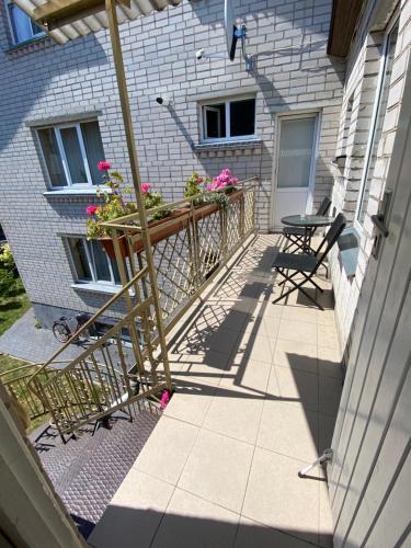 Balkón nebo terasa v ubytování Rest in Palanga