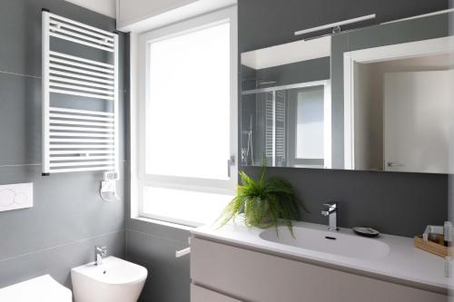 Bilik mandi di Residence Locatelli