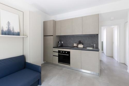 Dapur atau dapur kecil di Residence Locatelli