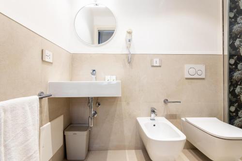 Koupelna v ubytování Magnini Rooms