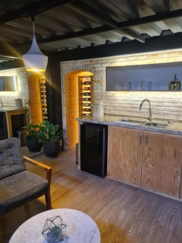 Dapur atau dapur kecil di Loft 41 by Casa Matia