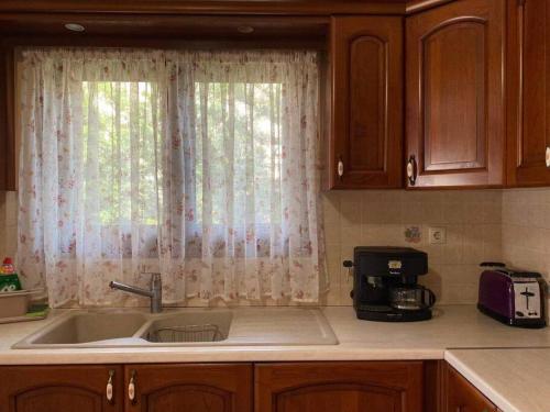 Η κουζίνα ή μικρή κουζίνα στο Helen’s house