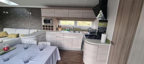 Χώρος καθιστικού στο Lynton lodges