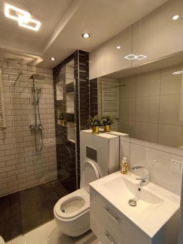 Ванна кімната в Apartament Brzeg