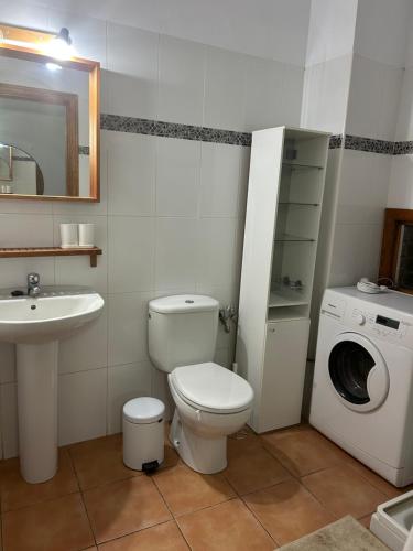 Koupelna v ubytování Casa Lunita