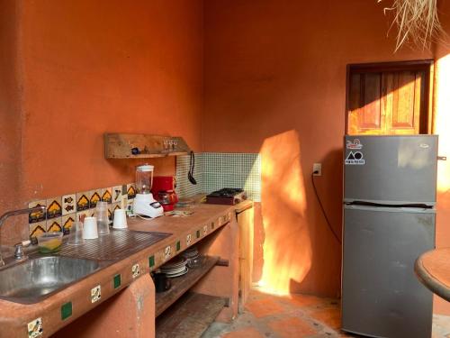 Ett kök eller pentry på Punta Mar