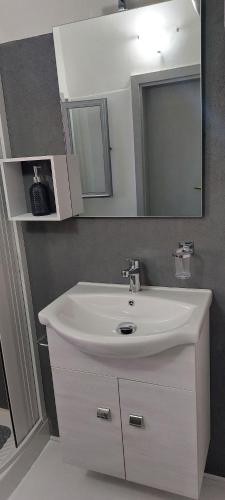 Koupelna v ubytování La Finestra sul Mare