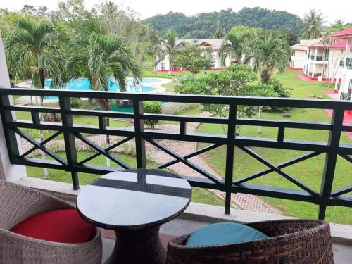 Balkón nebo terasa v ubytování PANORAMA RESORT LANGKAWI