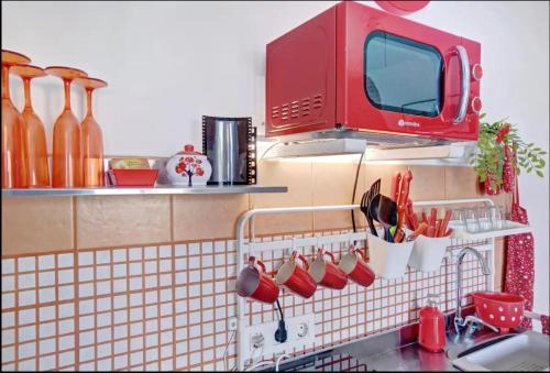 Η κουζίνα ή μικρή κουζίνα στο Hacienda La Extremeña