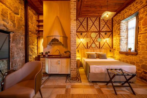 Ruang duduk di Route Hotel Kaleici - Adult Only (12+)