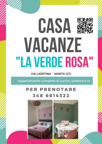 a poster for a csa vaccine roma event at Casa Vacanze La Verderosa 2 - a due passi dal lago in Marta