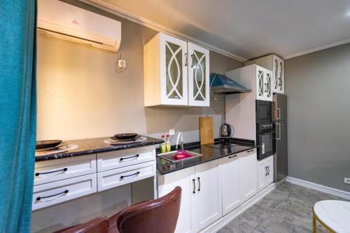 Una cocina o zona de cocina en Villa Magnum