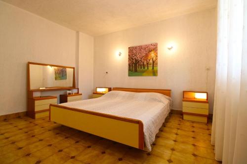 Postel nebo postele na pokoji v ubytování Apartment Mirjana 1906