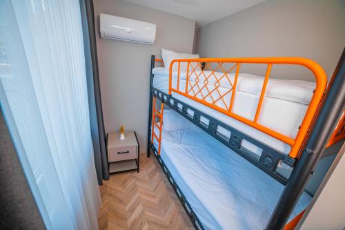 Cama o camas de una habitación en Moon Suites