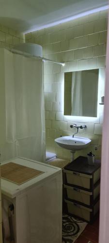 Koupelna v ubytování Apartment TiBi