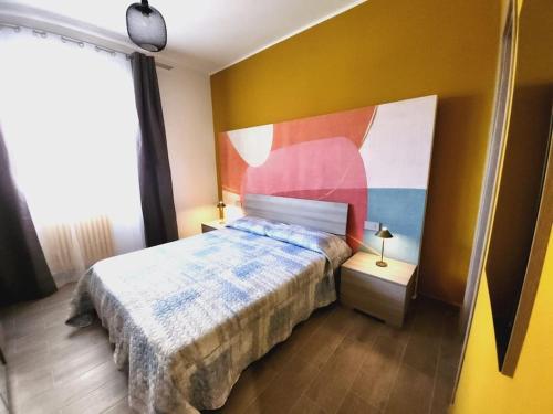 Cama o camas de una habitación en Casetta Lungomare