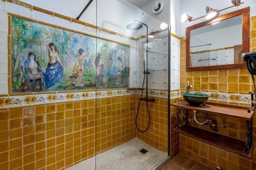 Kúpeľňa v ubytovaní Casa carpa andalucia I