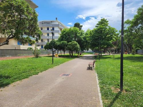 Jardín al aire libre en Casetta Lungomare