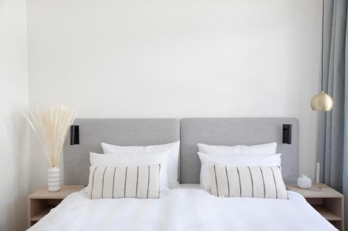 Una cama o camas en una habitación de Bob W Beethoven