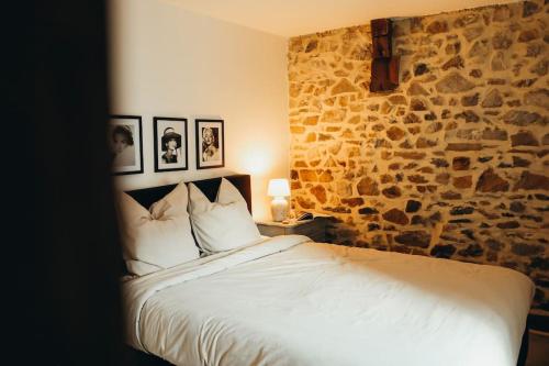 Postel nebo postele na pokoji v ubytování Le Franchimontois Appartement 6p - Theux