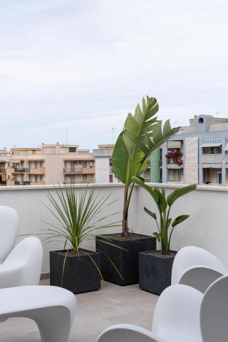 Balkón nebo terasa v ubytování MORUS Urban Suites