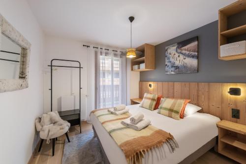 Posteľ alebo postele v izbe v ubytovaní Perle de Savoie - Apt A401 - BO Immobilier - Châtel - Châtel Multipass Été 2025 en option au tarif de 3euros par jour et par personne