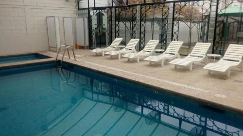 Bazén v ubytování Sumaq Wasi Apart Hotel nebo v jeho okolí
