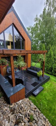 Taman di luar Stodoła Orłów - Domek z Jacuzzi na wyłączność