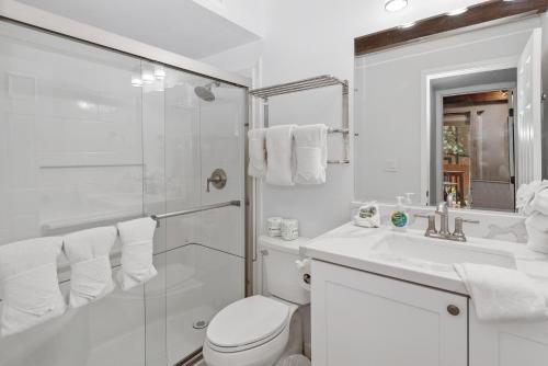 Vannituba majutusasutuses Big Bear Den - Great cabin far enough from town to getaway and fully fenced yard with firepit