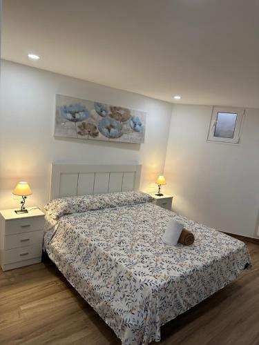 Postel nebo postele na pokoji v ubytování Apartamentos Bravo Murillo