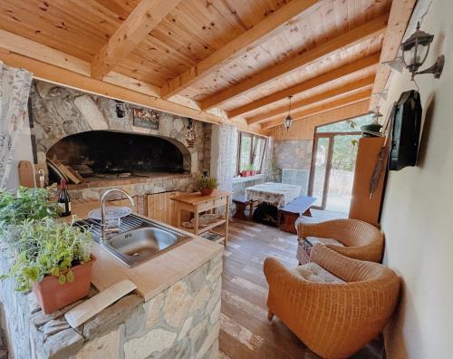 Χώρος καθιστικού στο Vila Aria - health & wellness app