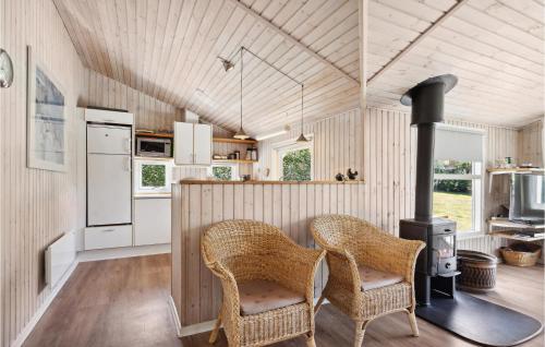 Η κουζίνα ή μικρή κουζίνα στο Holiday Home Udsigten Rudkøbing Iii