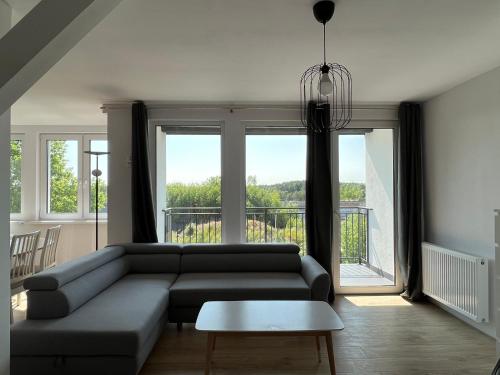 Χώρος καθιστικού στο Borne apartamenty