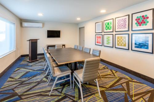 a conference room with a table and chairs at Holiday Inn Express & Suites Tucson North - Marana, by IHG in Tucson