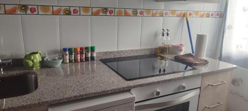 Una cocina o zona de cocina en Casa Bergón en Fuentenebro Ribera del Duero Burgos