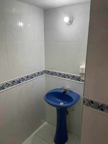 Koupelna v ubytování Alojamientos Cartagena Edificio Los Delfines