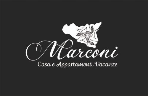 a logo for a margarita restaurant with a woman at Casa Marconi in Aragona