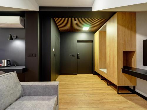 Χώρος καθιστικού στο Stek Apartments ApartHotel