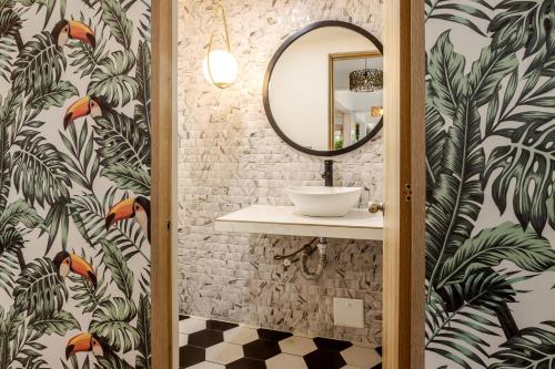 Ein Badezimmer in der Unterkunft Hotel Manantial Melgar