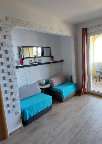 Χώρος καθιστικού στο Apartman Saric K&M